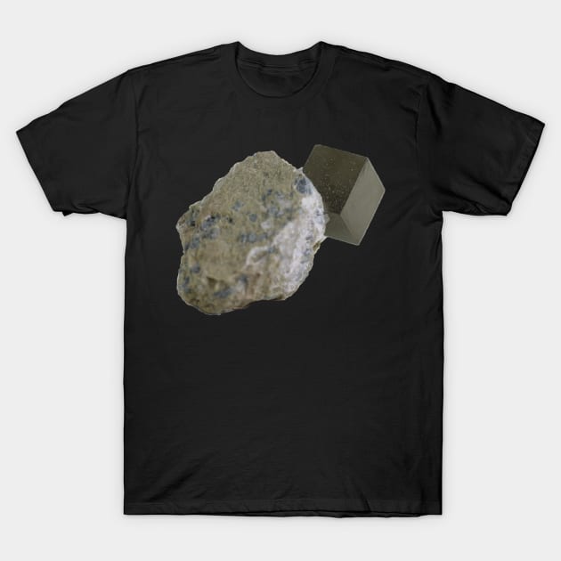 Pyrite Mineral Sample T-Shirt by seekingcerulean